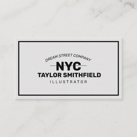 Visitekaartje (Voorkant)