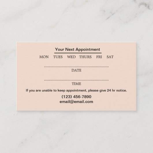 Visitekaartje (Achterkant)