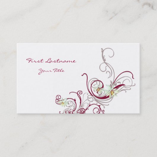 visitekaartje (Voorkant)