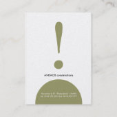 Visitekaartje (Achterkant)