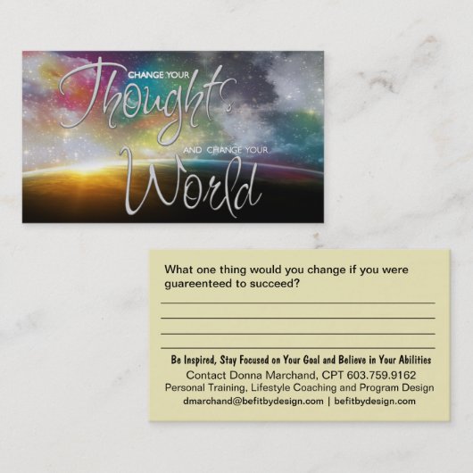 Visitekaartje (Voorkant / Achterkant)