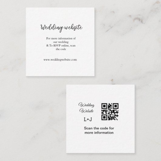 Visitekaartje (Voorkant / Achterkant)