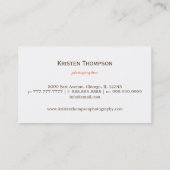  Visitekaartje (Achterkant)