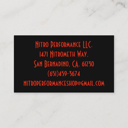 Visitekaartje (Achterkant)