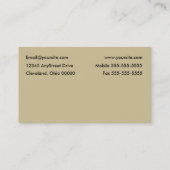 Visitekaartje (Achterkant)