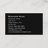 Visitekaartje (Achterkant)