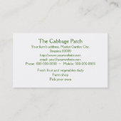 Visitekaartje (Achterkant)