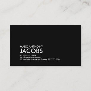 visitekaartje 006b - Vette plaat, zwart/wit