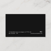 visitekaartje 006b - Vette plaat, zwart/wit (Achterkant)