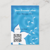 visitekaartje 2015 Blauwe agenda (Achterkant)