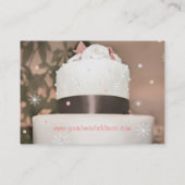 Visitekaartje Aangepaste bakkerij/bruiloft (Achterkant)