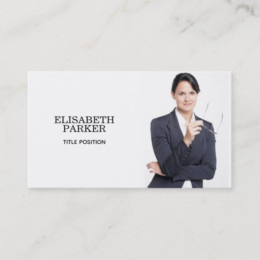 Visitekaartje Aangepaste foto (Voorkant)