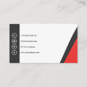 Visitekaartje Aangepaste foto (Achterkant)