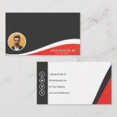 Visitekaartje Aangepaste foto (Voorkant / Achterkant)