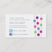 Visitekaartje Aangepaste partijplanner (Achterkant)