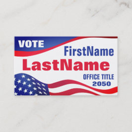 Visitekaartje Aangepaste Sjabloon campagne