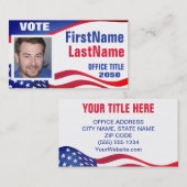 Visitekaartje Aangepaste Sjabloon foto-campagne (Voorkant / Achterkant)