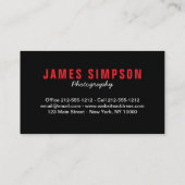 Visitekaartje Aangepaste Sjabloon foto's (Achterkant)