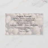 Visitekaartje aardappelen (Achterkant)