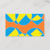 Visitekaartje: Abstract ontwerp Visitekaartje (Voorkant)