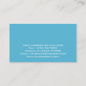 Visitekaartje abstracte Ocean Wave (Achterkant)