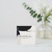 Visitekaartje abstracte Waterverf (Staand voorkant)