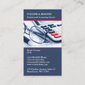 Visitekaartje accountant (Voorkant)