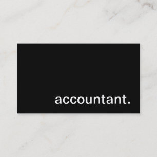 Visitekaartje accountant
