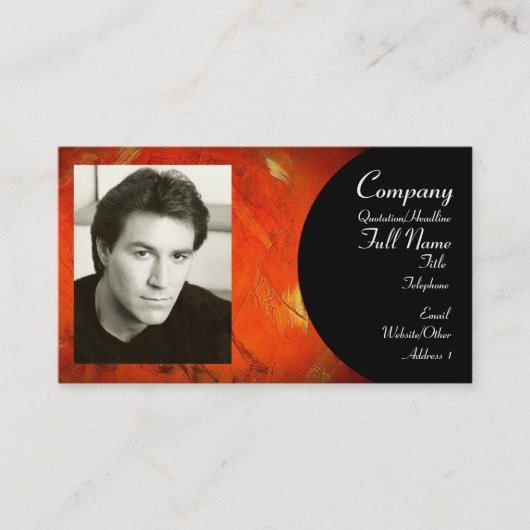 Visitekaartje Afbeelding toevoegen (Voorkant)