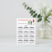 visitekaartje Agenda overdag (Staand voorkant)