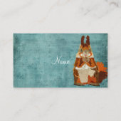 Visitekaartje Amber Squirrel (Achterkant)