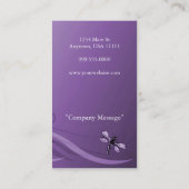 Visitekaartje Amethyst Dragonflies (Achterkant)