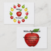 Visitekaartje appelen (Voorkant / Achterkant)