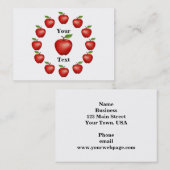 Visitekaartje appelen (Voorkant / Achterkant)