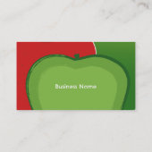 Visitekaartje appelen (Achterkant)