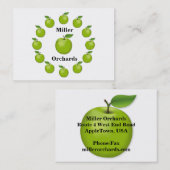 Visitekaartje appelen (Voorkant / Achterkant)