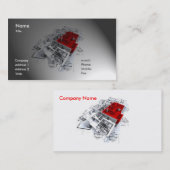 Visitekaartje architect (Voorkant / Achterkant)