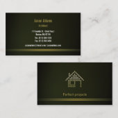 Visitekaartje architect (Voorkant / Achterkant)