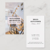 Visitekaartje architect (Voorkant / Achterkant)