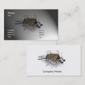 Visitekaartje architect (Voorkant / Achterkant)