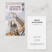 Visitekaartje architect (Voorkant / Achterkant)