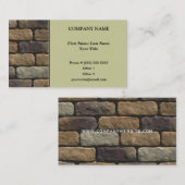 Visitekaartje architect (Voorkant / Achterkant)