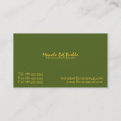 Visitekaartje Arreglos Florales (Achterkant)