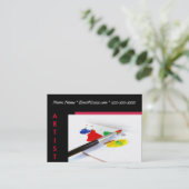 Visitekaartje artiesten (Staand voorkant)