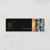 Visitekaartje Australisch Wild Gold Zwart Wit (Achterkant)