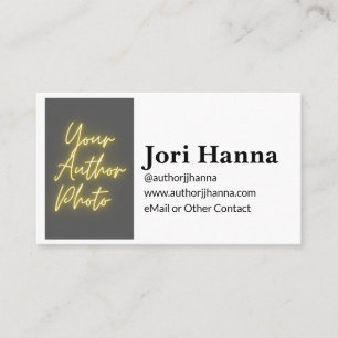  Visitekaartje auteur