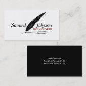 VISITEKAARTJE AUTHORS & WRITERS (Voorkant / Achterkant)