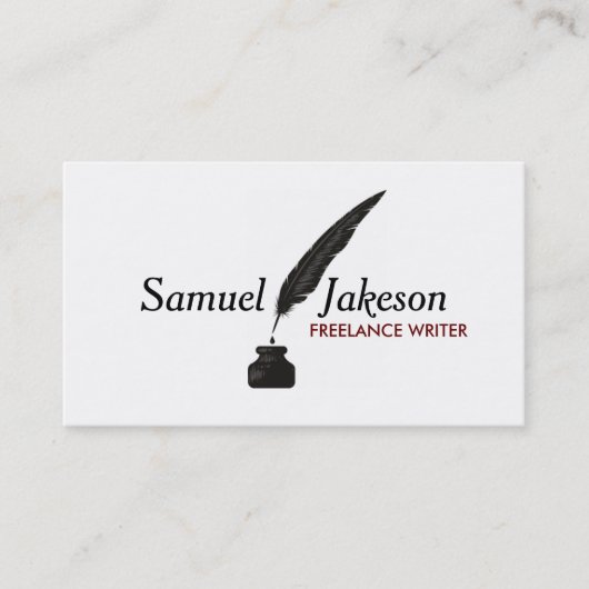 VISITEKAARTJE AUTHORS & WRITERS (Voorkant)