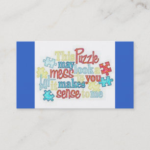 Visitekaartje Autism Facts