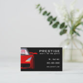 Visitekaartje automobielindustrie (Staand voorkant)